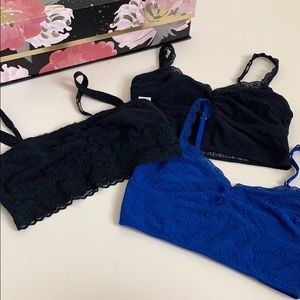 3 Gilly Hicks Bras